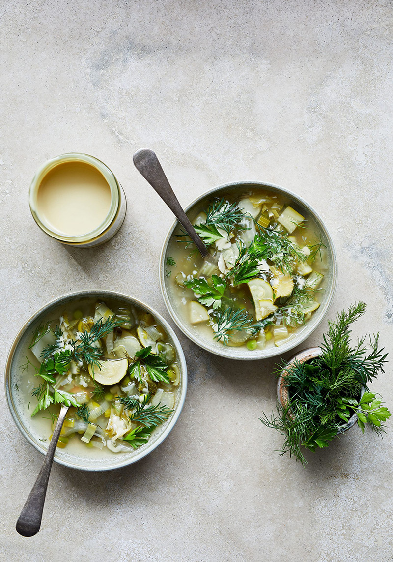 Clean-Green-Summer-Vegetable Soup