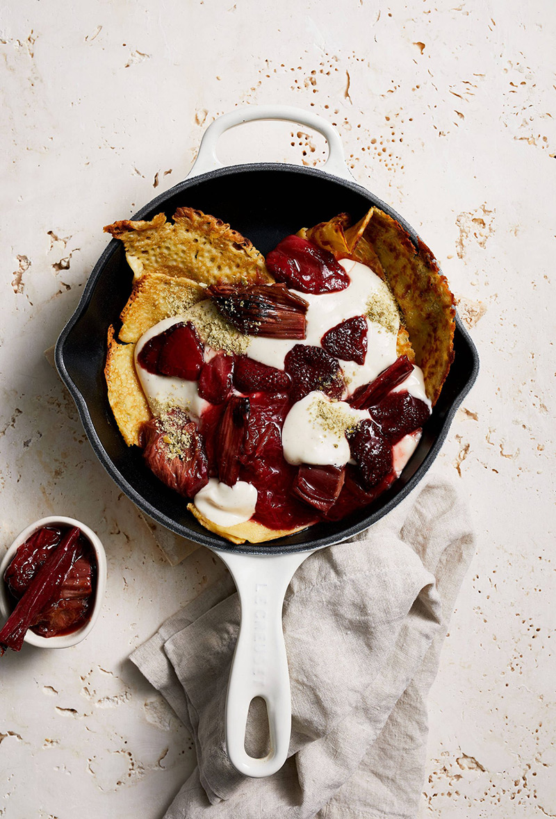vegan-crepes-with-roasted-rhubarb-and-strawberries